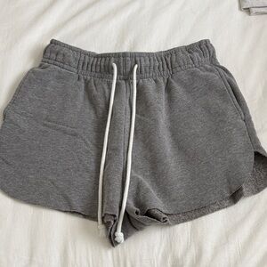 Gray Women's Casual Sweat Shorts